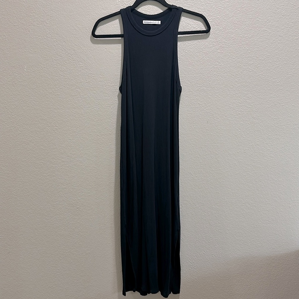 Abercrombie and Fitch Scuba Knit Midi Dress